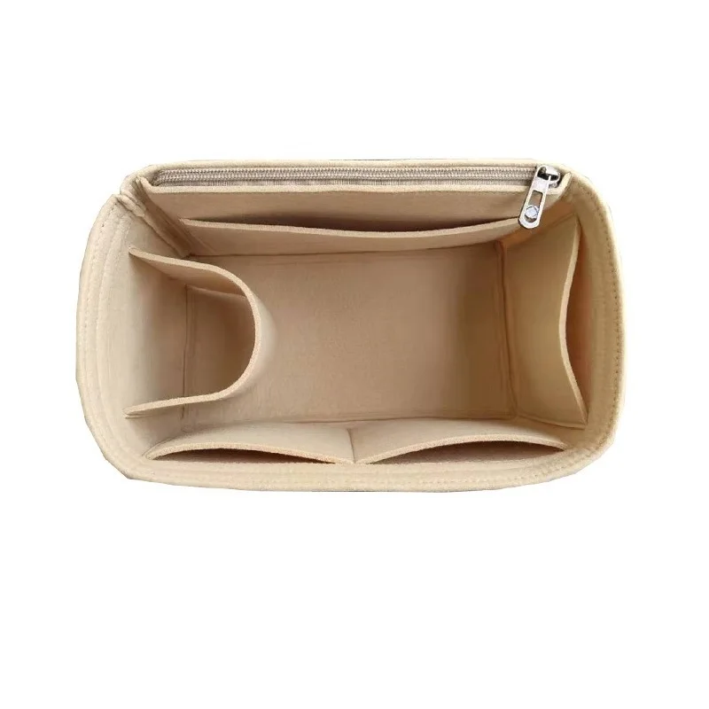 SIZE-ZIP khaki M Для двойной G Ophidia shopper сумка формирователь кошелек органайзер для покупок внутренняя сумка кошелек вставка основа формирователь Войлок туалетных принадлежностей Сумки для хранения - Цвет: SIZE-ZIP khaki M