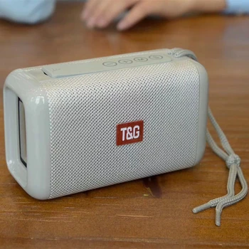 

Bluetooth Speaker Mini Portable Wireless Speakers TG163 Stereo Soundbox Subwoofer Music Player Support FM TF Card