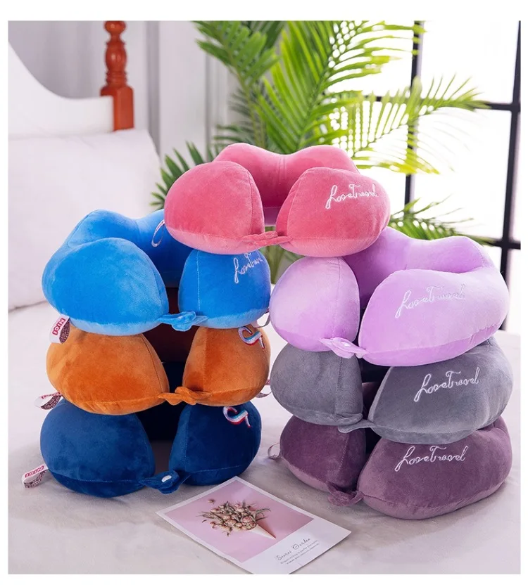 Customizable Logo Creative-Pillow Airplane Travel Pillow Office Travel U-SHAPE Pillow Neck Pillow
