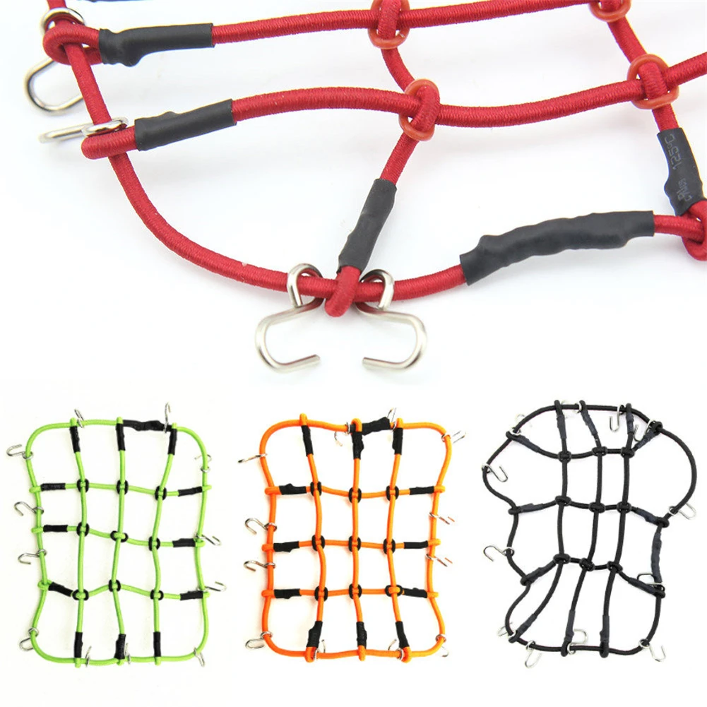

RCTOYFUN RC Car 1:10 Elastic Luggage Net Appearance Accessories For Axial SCX10 90046 Tamiya CC01 RC4WD D90 D110 Traxxas TRX-4