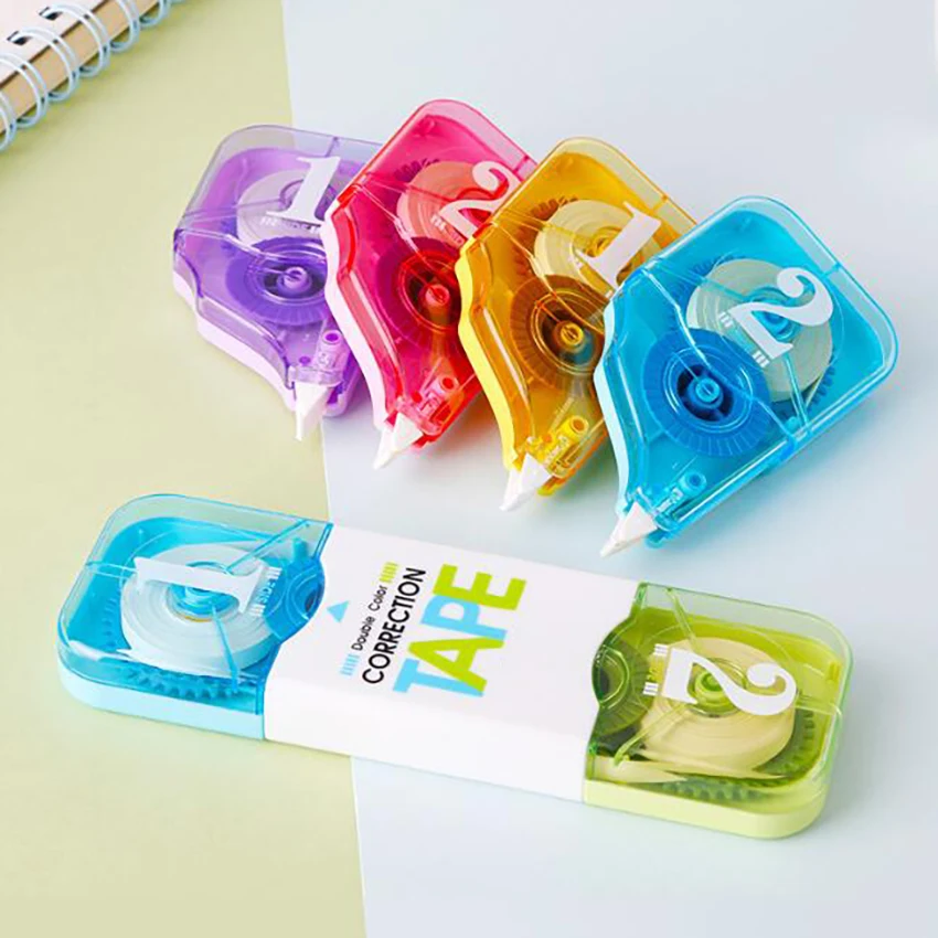 1pc 5mm Double Head Correction Tape Corrector 24m Office Student