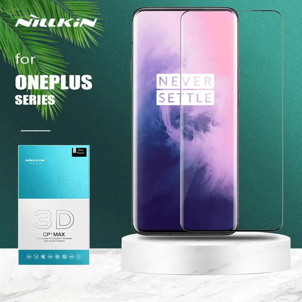 Защитное стекло Nillkin CP + Max закаленное 3d-стекло с полным покрытием для Oneplus 7T 7 Pro 6T