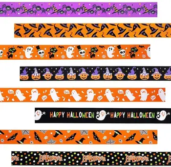

30Yards Halloween Organza Grosgrain Ribbon Sewing Gift Wrapping Hair Bows Crafts 83XF