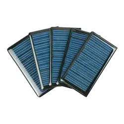 AIYIMA 10 шт. солнечных панелей солнечных Смола пластин поликристаллического пятно 68x37 мм 5 В 60MA DIY солнечной батареи зарядное устройство Painel Solars