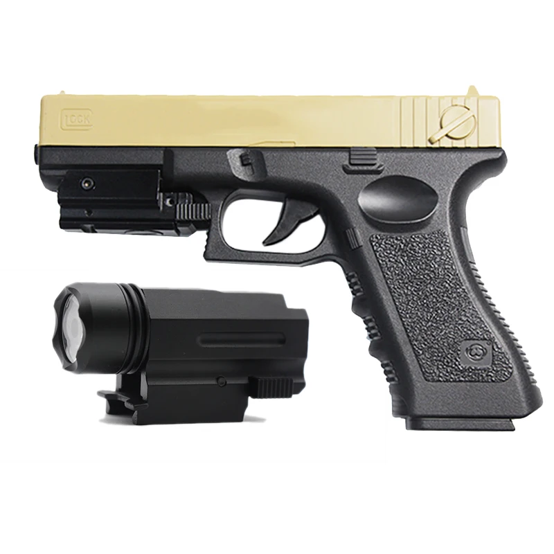 Тактический красный лазерный прицел фонарик для Glock 17 19 18C 20 мм Rail Airsoft пистолет быстрый отсоединитель фонарь для ружья принадлежности для охоты