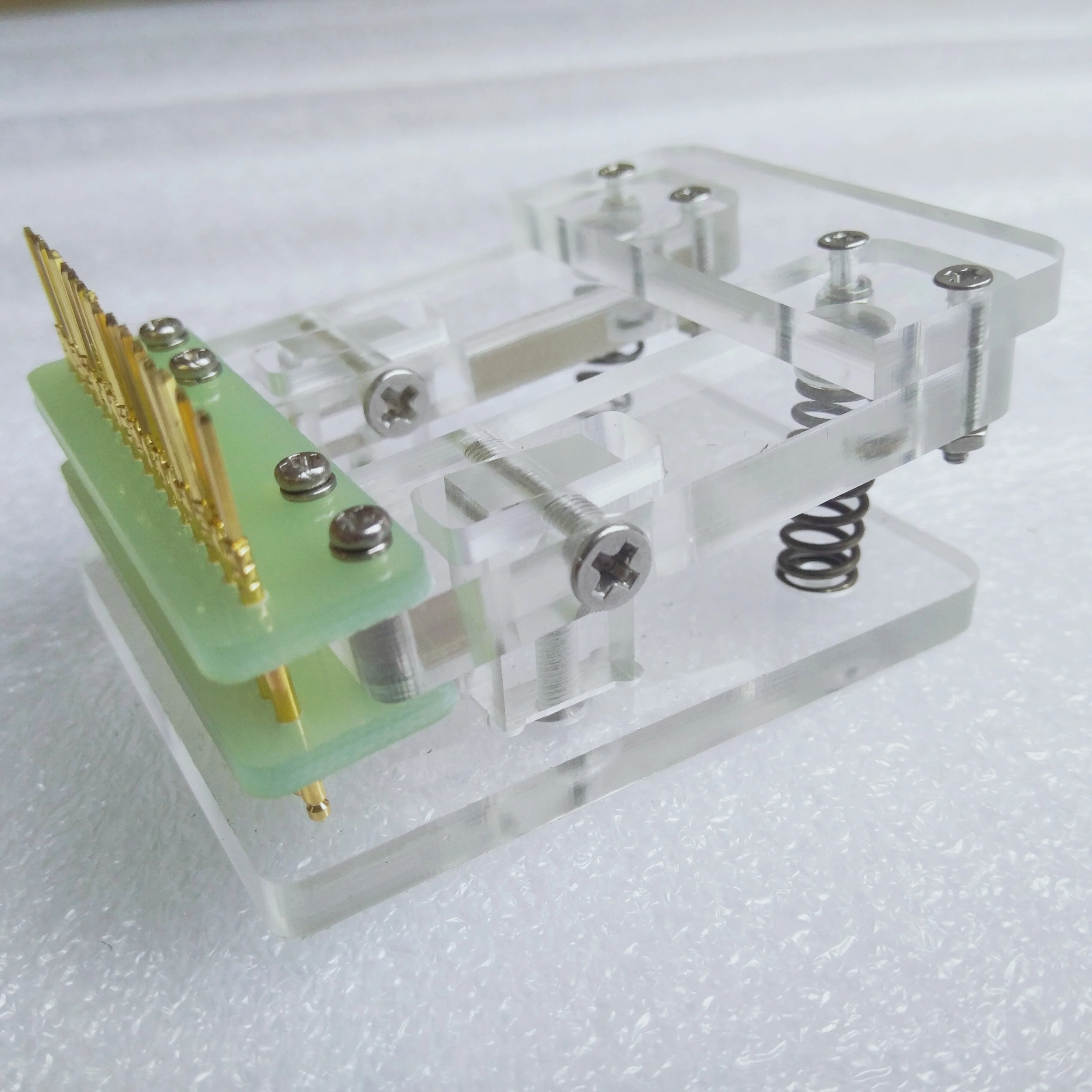 ЖК тестер PCB clamp Jig приспособление зонд пружинная игла Программирование сгорания