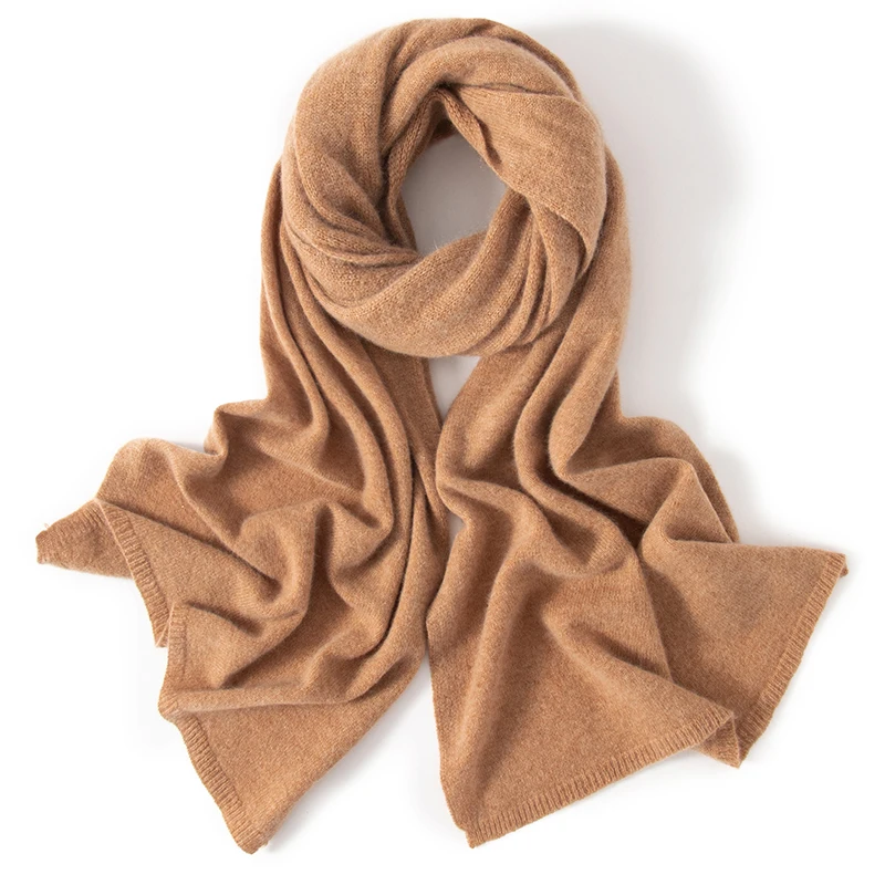 Scarf Women 100% Pashmina Knitting 180*45cm 19Colors Top Grade Winter Autumn Soft Warm Laides Pure Cashmere Scarves winter accessories tartan scarf women chiffon scarf knitted scarf
