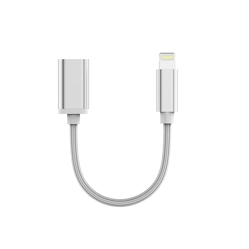 Адаптер Lightning Male to type-C Female OTG для iPhone 11 Pro Max, Xs Max, Xr, iPad Air, iPod поддержка USB-C цифровых наушников DAC