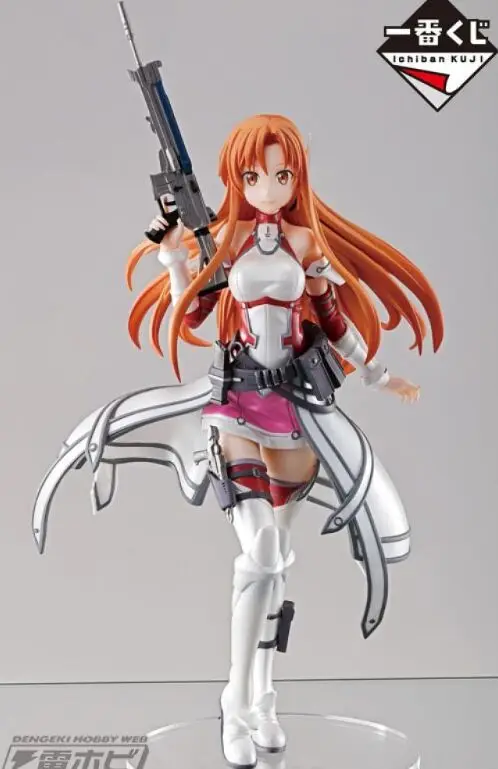

Original Banpresto Yuuki Asuna figure game project 5th anniversary KUJI statue Sword Art Online Fatal Bullet Figurine toy model
