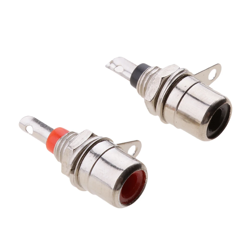 20 штук RCA Phono Шасси Панель Крепление RCA гнездовой разъем