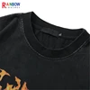 Rainbowtouches Oversized T shirt Hip Hop Unisex T Shirt Wash Half Sleeve Men Women s Print