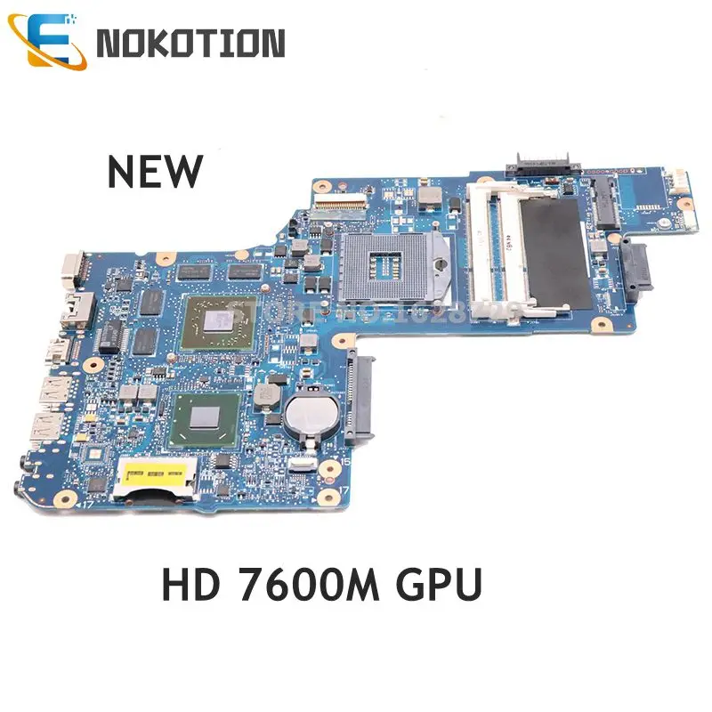 NOKOTION H000052560 материнская плата для ноутбука Toshiba Satellite L850 C850 DDR3 HD4000+ HD 7600M графика полный тест