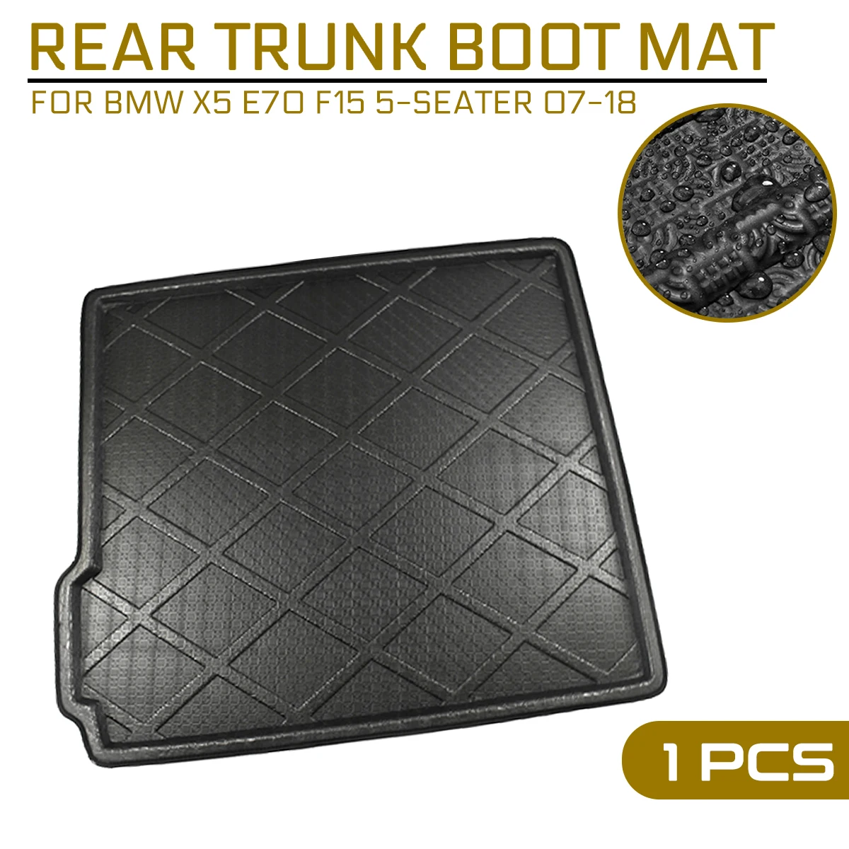 Car Floor Mat Carpet For BMW X5 E70 F15 5-Seater 2007-2018 Rear Trunk Anti-mud Cover | Автомобили и мотоциклы