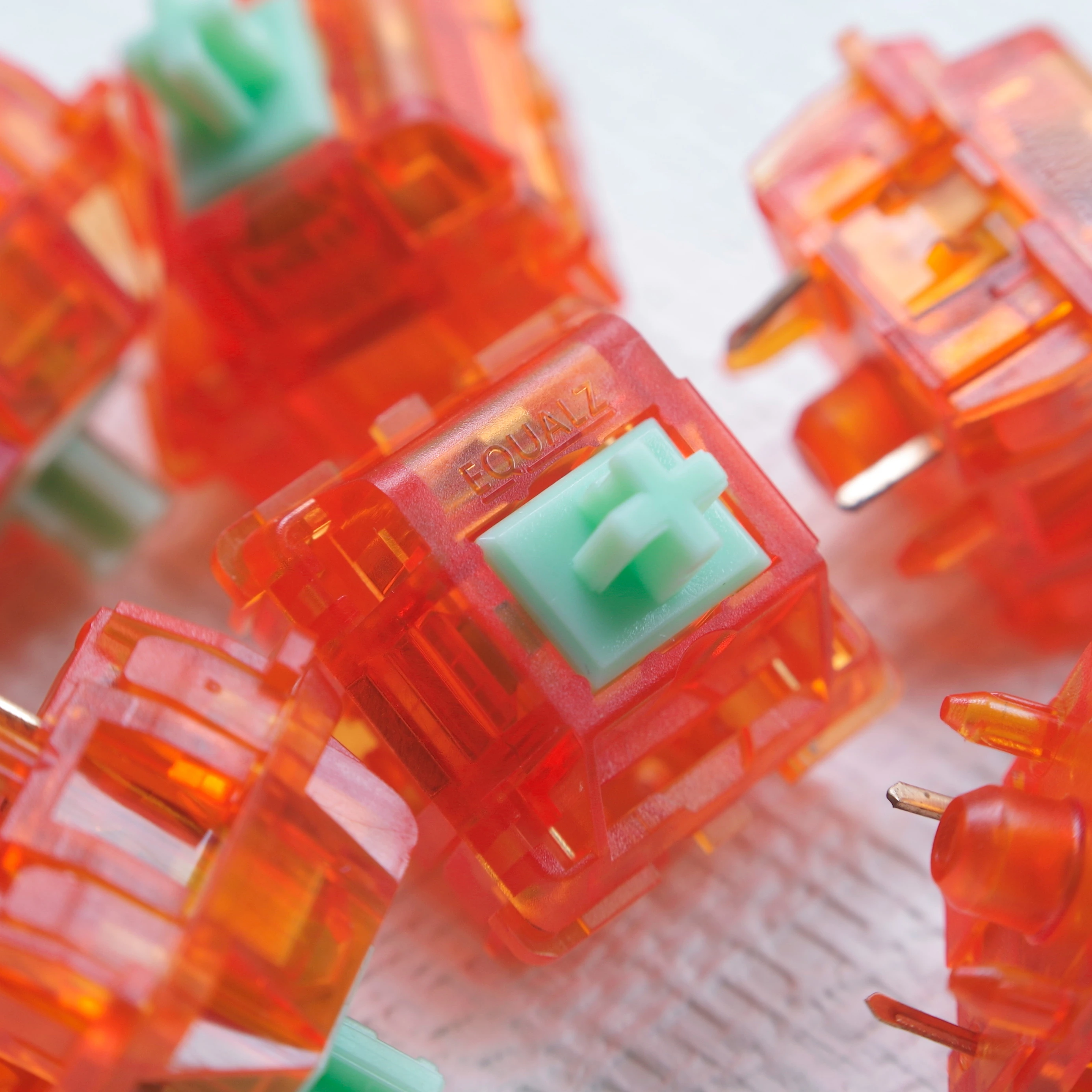 10pcs/pack Equalz Tangerine Switch 5 Pins Linear Switches For