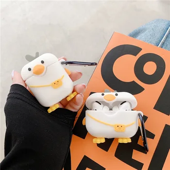 

3D Cute Cartoon Silicone Airpod Protective Case Cover Skin for Airpods 1/2/Pro 3