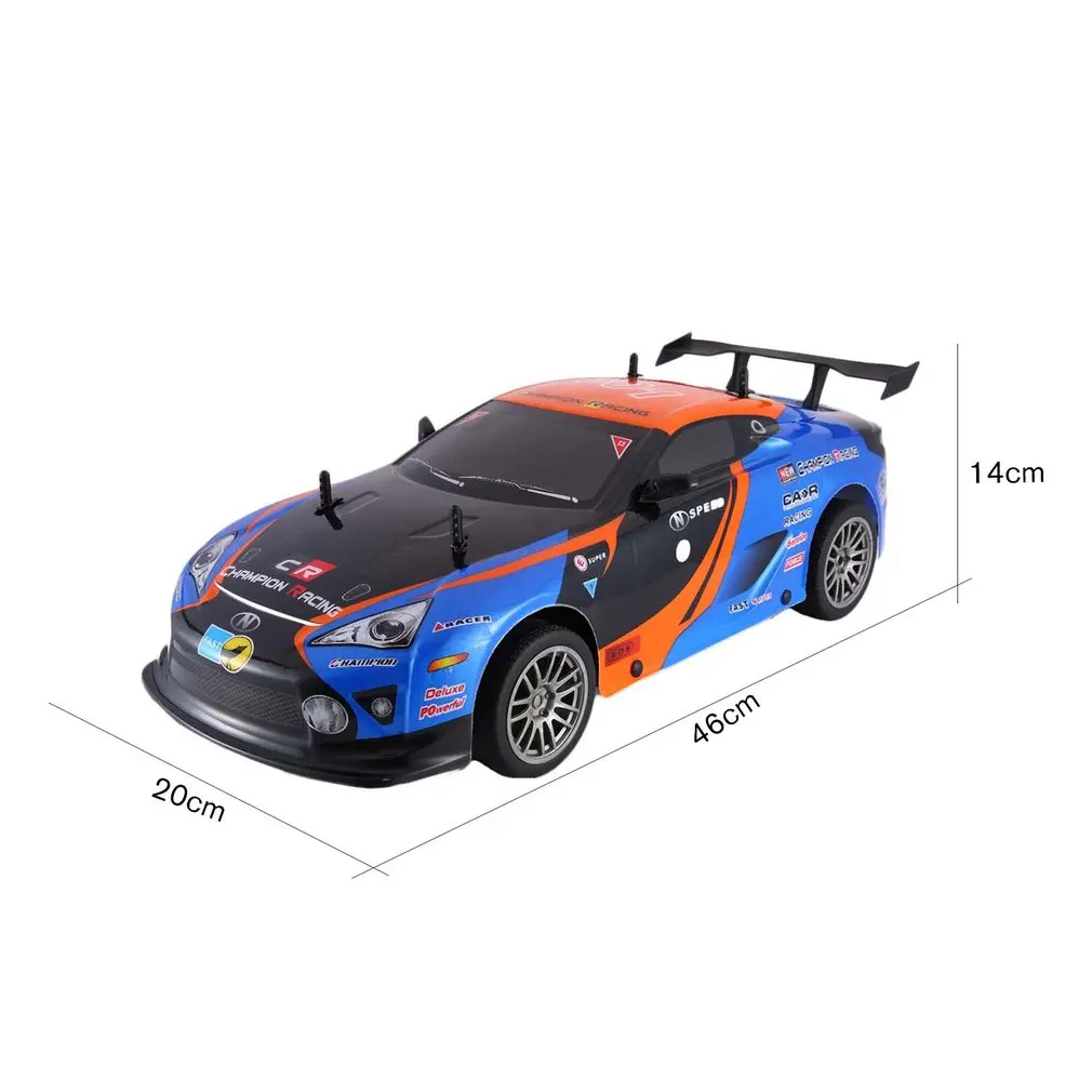 1/10 1400mAh 2,4G гоночный автомобиль 1:10 RC модель автомобиля 25 км/ч плоский спортивный Дрифт автомобиль игрушки 2 Батареи ЕС Разъем для детей