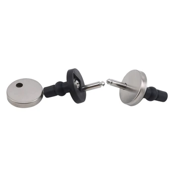 

A Pair Of Universal Stainless Steel Cover Plate Screw Accessories Toilet Seat Cover Base Connection Bolt Fixing Hinge