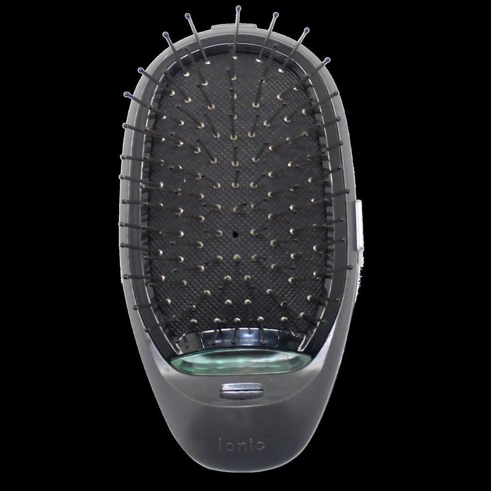

Electric Massage Hair Brush Mini Negative Ion Hair Comb 3D Inflatable Comb Anti -Static Girls Hair Brush Battery Powered