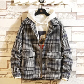 

JANPAN Style Bigger Pocket Patchwork 2019 Spring Autumn Floral Jacket Men Streetwear Bomber Clothes Plus Asian Size M-5XL