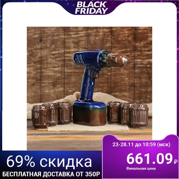 

Set for wine "Drill", 7 items in a set, 0.5 l / 0.1 ml
