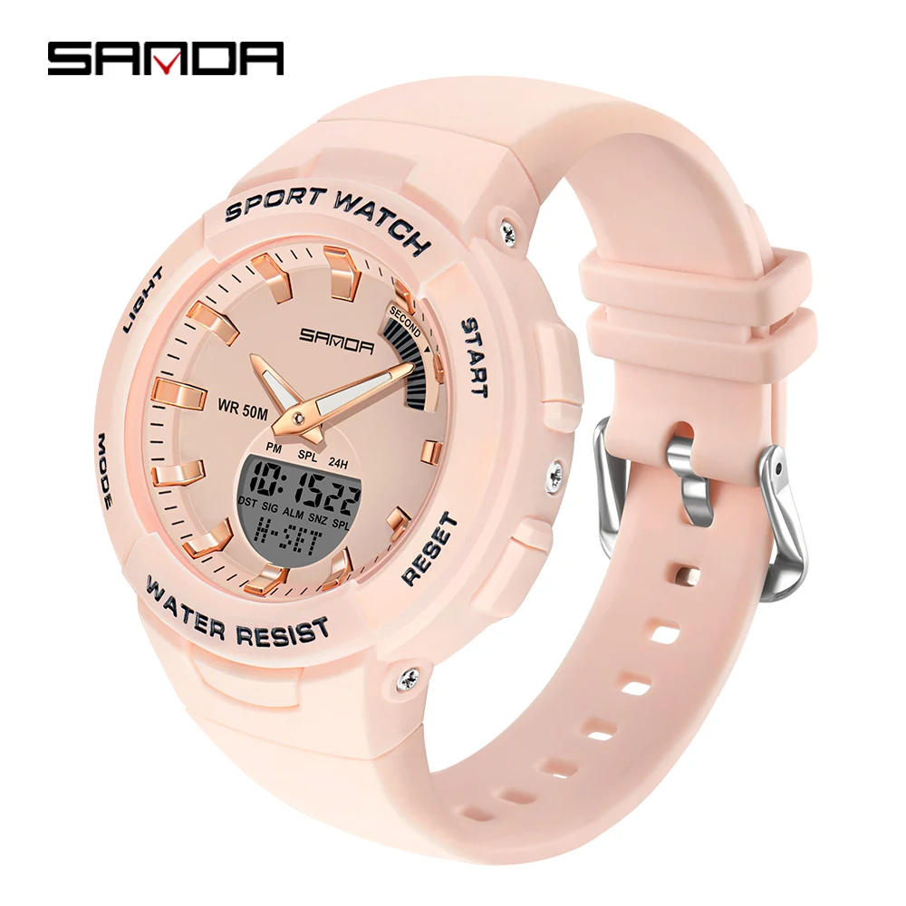 

Digital Watch For Women Led Watch Clock Ladies Waterproof Electronic Watch Sports Diving Couple Men Dual Display Wristwatches