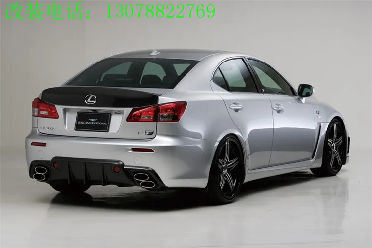 Подходит для Lexus 06-12 IS250 IS300 четырехдверный переоборудованный большой спойлер заднего крыла