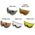 MOON CE Certification Glasses Лыжный Шлем In-mold Лыжный Шлем С Очками Сноуборд/Скейтборд Шлем 5 Цветов M/L/XL