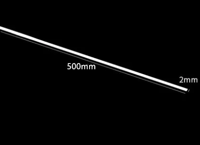 0.5-10mm White Round Stick ABS Plastic Model Toy Length 50cm Sand Table DIY Diorama Landscape Architecture Trains 12