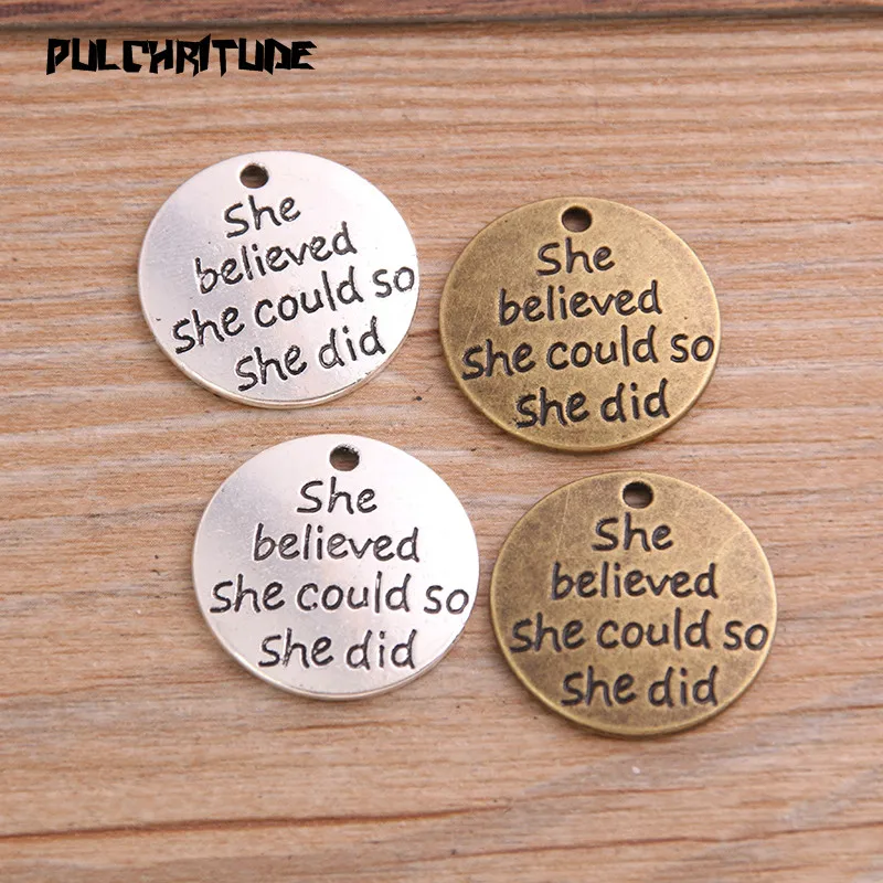 8pcs 23mm Two Color Metal Zinc Alloy Round Letter Charms Fit Jewelry Medical Plant Pendant Makings 8pcs 23mm Two Color Metal Zinc Alloy Round Letter Charms Fit Jewelry Medical Plant Pendant Makings