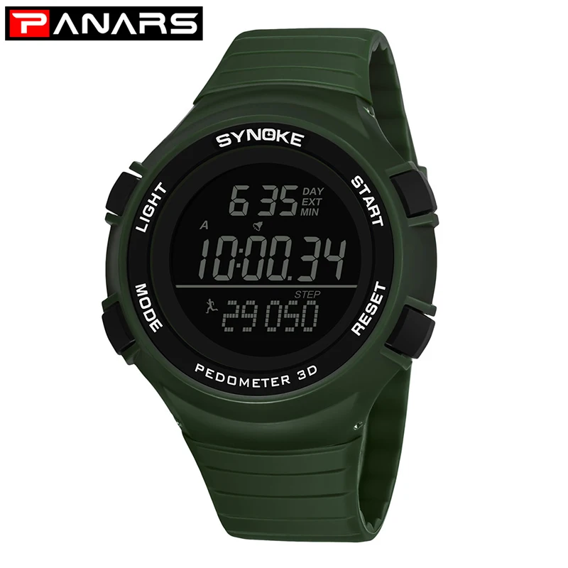 

PANARS Watch Men Waterproof Case Army Led Watch Men big Watch Digital Analogical Watches relogio masculino militar prova agua