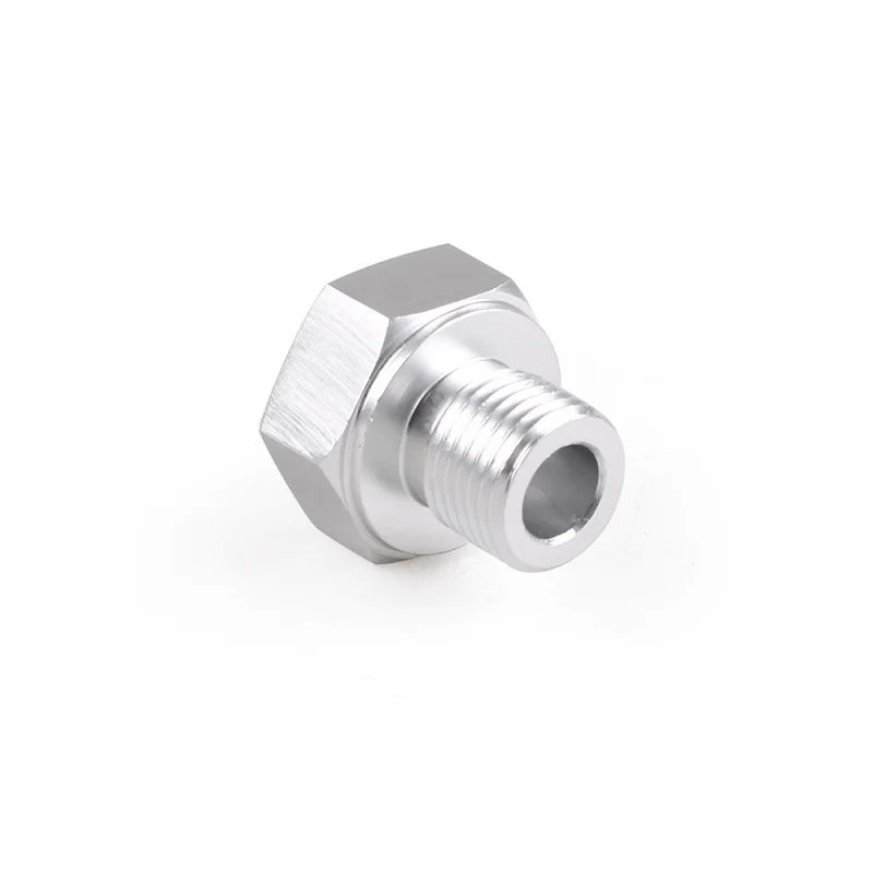 M12X1.5 To 1/8 NPT New Engine Oil Pressure Sensor Adapter Connecter LS Series with copper washer 4