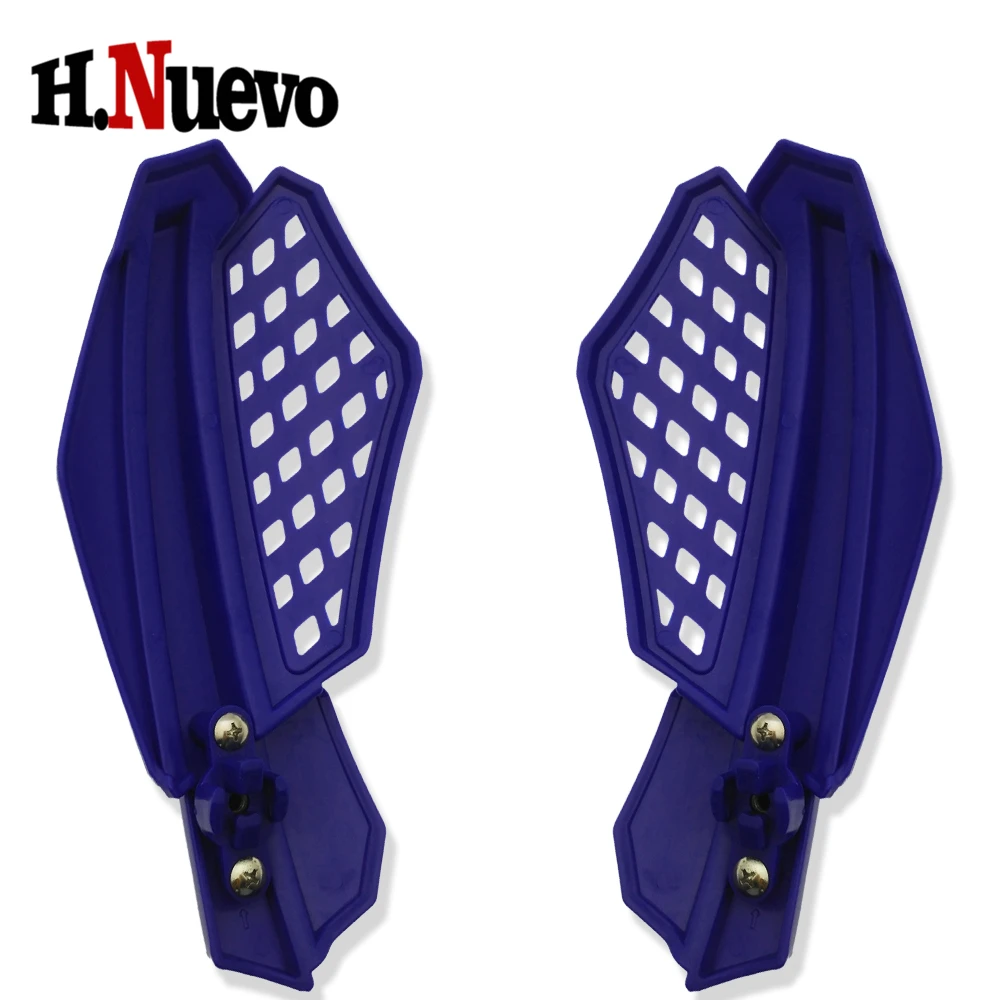 Blue Мотоцикл мото Руль Ручка протектор щит защита универсальный скутер мотоцикл Handguard защита рук - Цвет: Blue