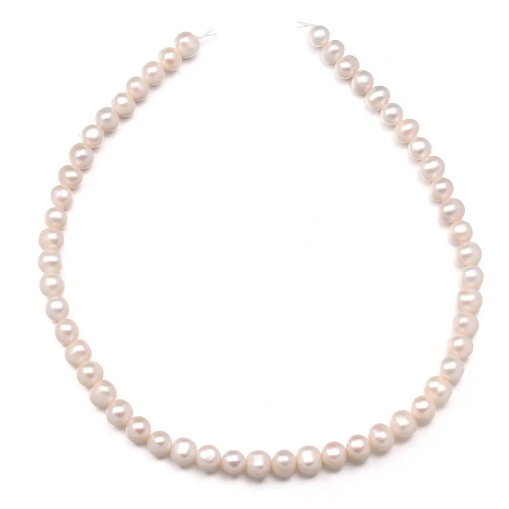 36cm Natural Freshwater Pearl Beading High Quality Loose Spacer Beads For Jewelry Making DIY Bracelet Neckalce Accessories 8-9mm