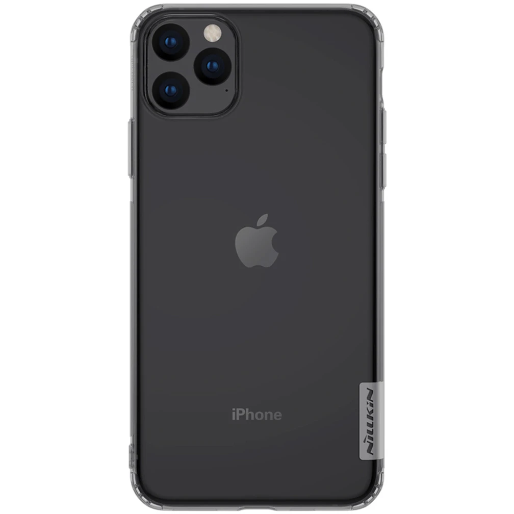 Grey Для iPhone 11 Pro Max чехол Nillkin мягкий натуральный ТПУ чехол для iPhone 11 тонкий силиконовый прозрачный чехол для iPhone 11 Pro Чехол - Цвет: Grey
