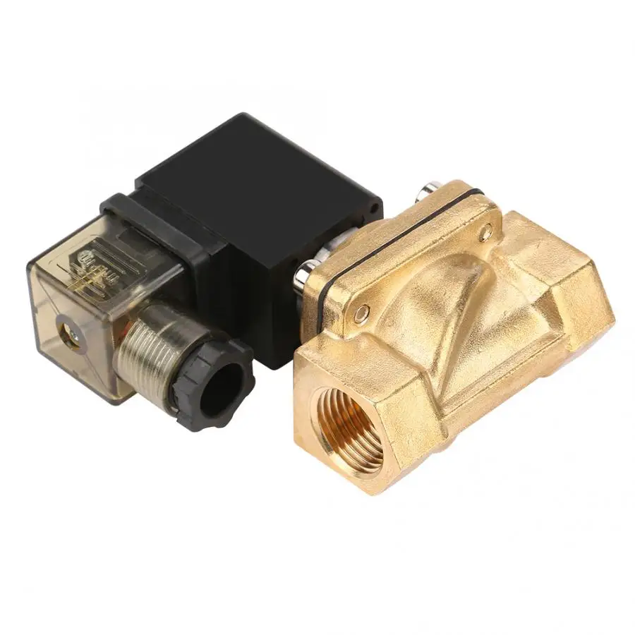 AC220V PU220-04 G1/2 интерфейс 2 способ прямого действия электромагнитный клапан электрический клапан шаровой клапан