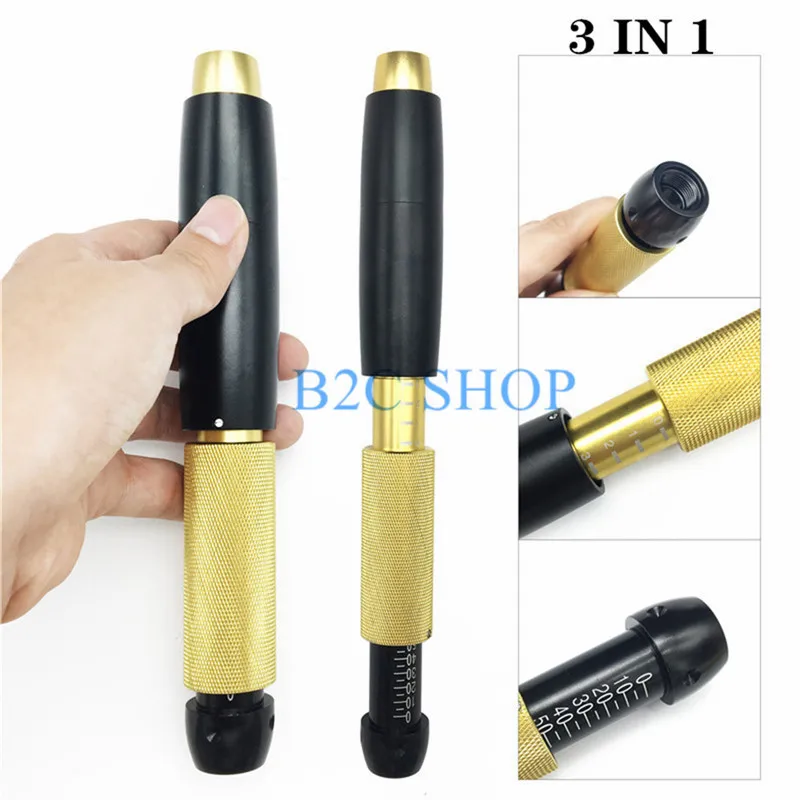 

0.5ml Hyaluronic pen lips filler Anti-wrinkle pen 3-levels pressure adjustable atomizer injection gun