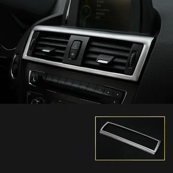 

stainless steel car dashboad middle vent trism for bmw 1 series 116 118120 125 114 F20 2011 2012 2013 2014 2015