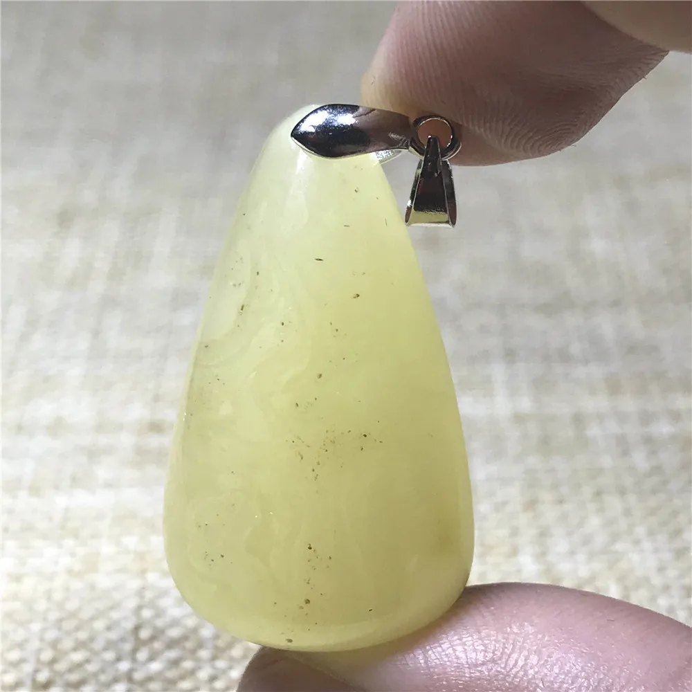 Natural Yellow Amber Pendant (5)