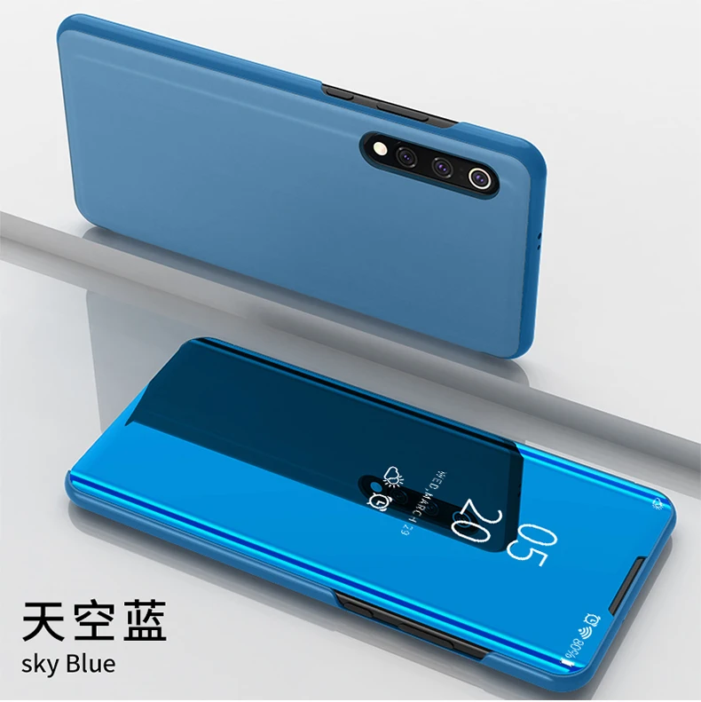 Smart mi rror флип чехол для спортивной камеры Xiao mi 9 Pro CC9 CC9E A3 Lite mi 9T Pro 9SE 8 Lite 8x Note3 Max3 mi x3 mi x2 F1 6 6X A2 Clear View чехол