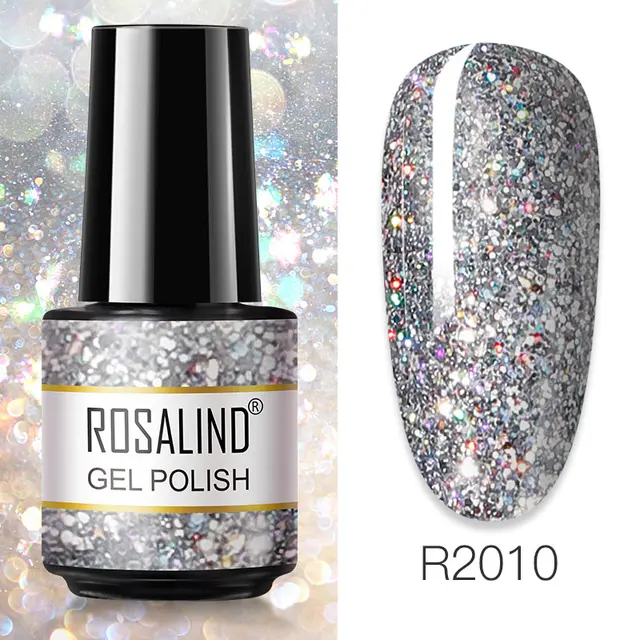 ROSALIND Primer Top Base Coat 7ML Gel Nail Polish For Manicure Long Lasting Nail Art Salon Gel Varnish UV LED Color Gel Polish RAR2010