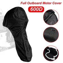 Водонепроницаемый 600D ткань Оксфорд лодка полный мотор крышка подвесной двигатель протектор для 6-225HP лодочные моторы черный