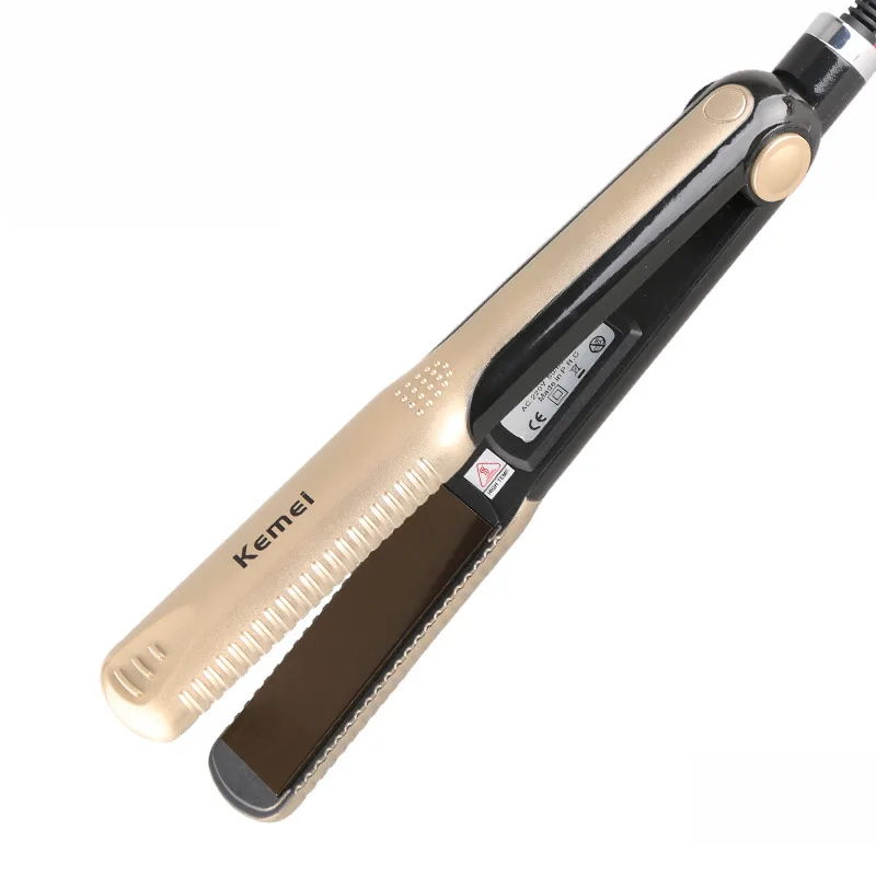 

Cross Border Kemei US Hair Straightener Wholesale Hair Straightener Hair Dressing Useful Product Temperature Control Hair Straig