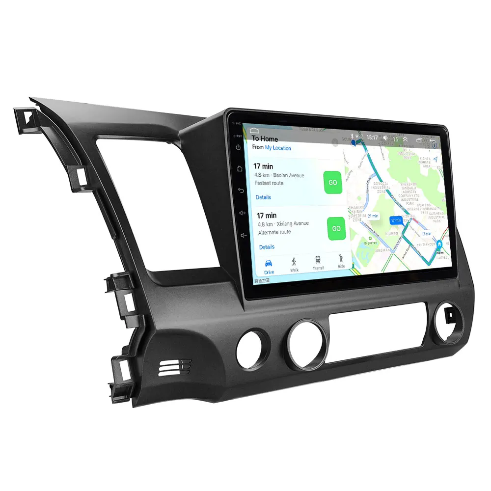  EKIY Android Car Multimedia Playe Car Radio Multimedia Video Player Navigation GPS For Honda Civic 