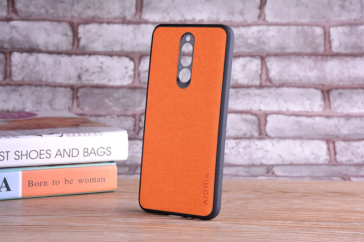 Чехол для Xiaomi Redmi 8, роскошный текстильный кожаный чехол, мягкий ТПУ Жесткий чехол для телефона Xiaomi Redmi 8, чехол, funda