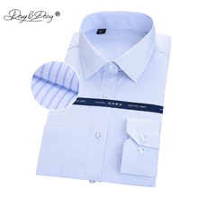 DAVYDAISY 8XL 7XL 6XL Мужская рубашка из хлопка высокого качества, рубашки с длинным рукавом, Мужская одежда, деловая Повседневная рубашка размера плюс DS364