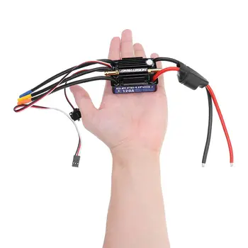 

RC ESC Seaking V3 120A Brushless Waterproof ESC High Quality Speed Controller Built-in BEC for RC Boat Parts