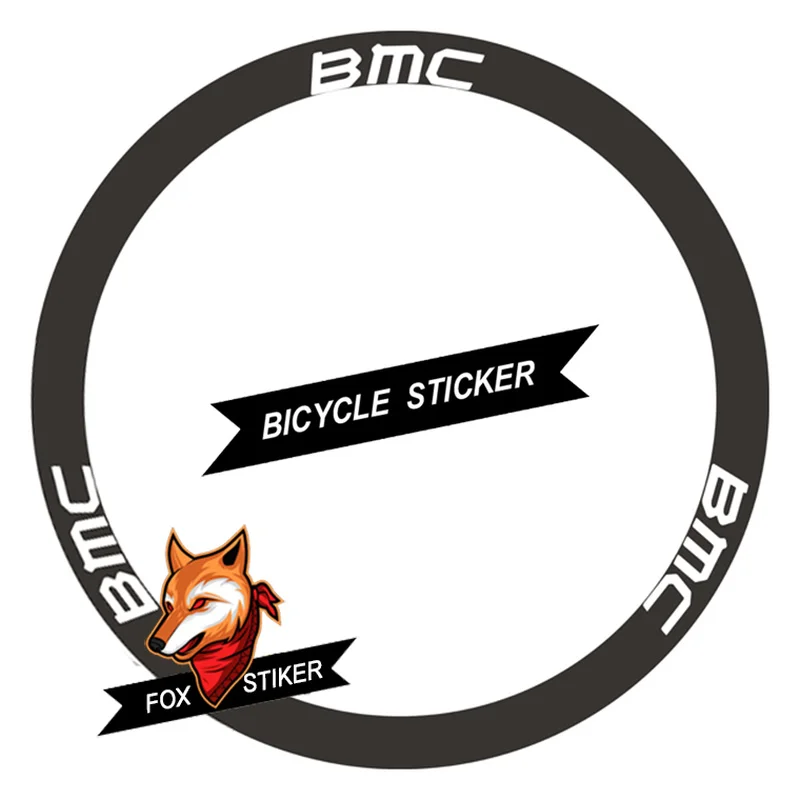 700C 35/38/45/50/60/88mm rim sticker Road bicycle stickers cycle road wheels decal for BMX wheel sticker