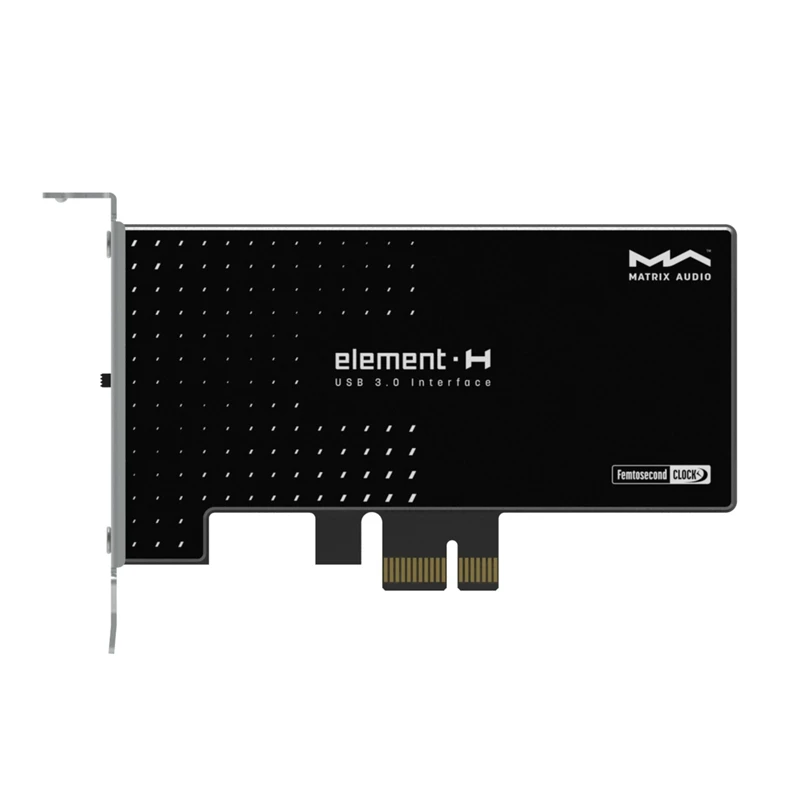 Matrix Element H PC HIFI USB 3.0 PCIe Card DC 9~12V Independent external power supply Cyrstek CCHD-575 interface | Электроника