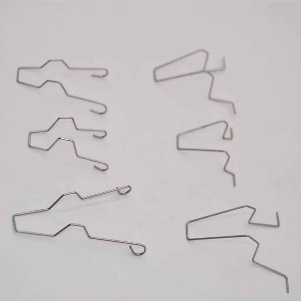 6x Headlight Holding Bracket Clip Spring Lamp Suit for Mazda H1 H3 H4 H7