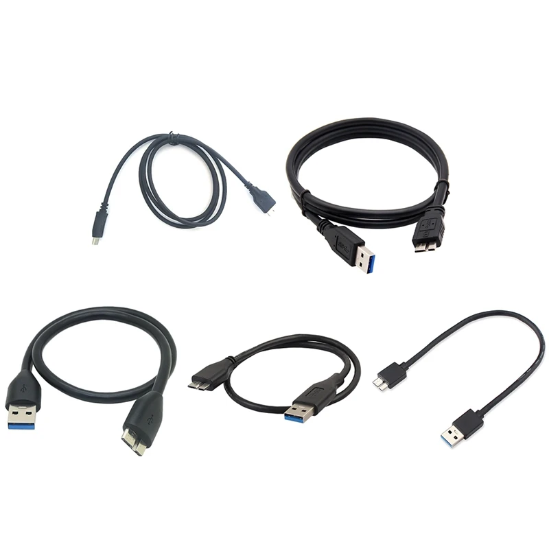 Usb 3,0 Microb кабель для передачи данных Высококачественная медь Двусторонняя передача данных для подключения ПК принтеров сканер 0,5 м 1 м 1,5 м 3 м 5 м